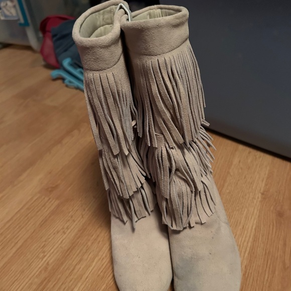 Fringed short boots - Picture 3 of 6